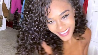 Monika Sweet masturbates her pussy and ass with toy