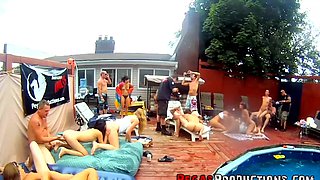 Queens and vixens unite for a wild poolside bash