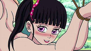 Nezuko Fucked Mercilessly + Kanao Fucking Rico - Kimetsu Compilation