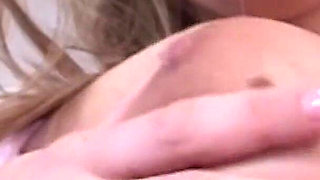 Busty Blonde Babe Solo Masturbation Fingering