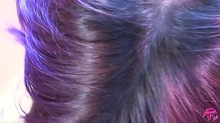 Laceystarr - purple-haired pussy slurper