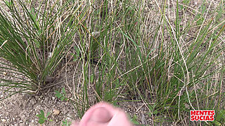 Cuckold Fantasy in the Park Niki with Another Man While He Watches