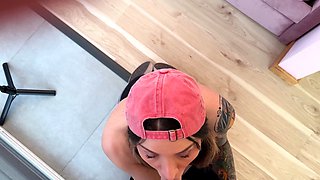 Teen blowjob and hardcore fun