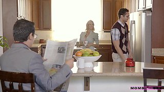 Big Tits Milf Tempts Stepson on Family Trip