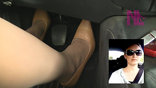 Brake Failure in Pointing Pumps and Nude Stockings