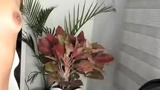 Close up teen foot worship