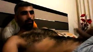 Hairy Horny Daddy Strokes His Big Cock
