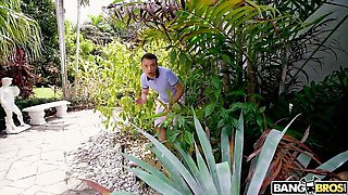 Johnny Love Risking It Where Anyone Could Walk In