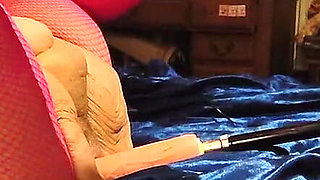 Using the Fucking Machine for the First Time Around Watch Cum Fly to the Ground