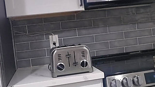 Thick Fake Tit GILF in the Kitchen