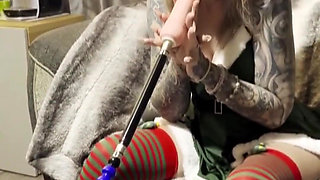 Kinky Elf Tests a Toy