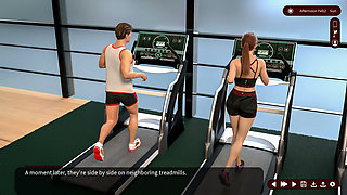 Whispers of Desire: the Training Session for the Hot Wife in the Gym - Episode 42