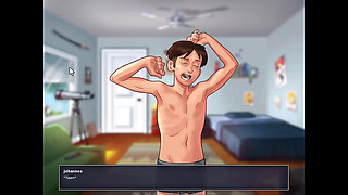 Summertime saga: Jenny is now hooked on my dick she comes anytime to ride me