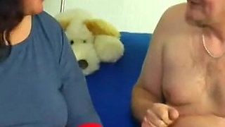 XL grandma rides cock!