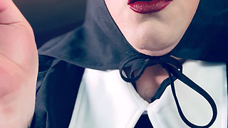 Tina Snua Enrols At The Nunnery! Naughty Nun Smokes A Cork 100 Cigarette - Come Corrupt Me Father!