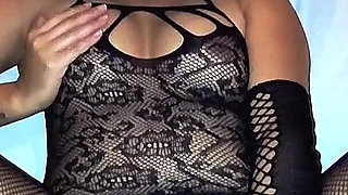Colombian Latina Fulfills Your Fantasy in an Open Mesh Bodysuit POV