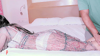 Cute Step Sis Fucked After a Body Massage