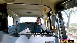 Angel Wicky’s Blonde Passion in Taxi with Heat