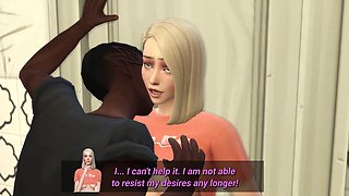 Three way, public, bukkake gangbang