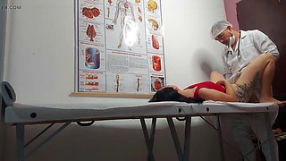 Jennyferpimentas Big Butt Gynecologist Fingers Ass and Pussy with Dildo Then Fuck