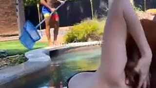 Amouranth and the pool man