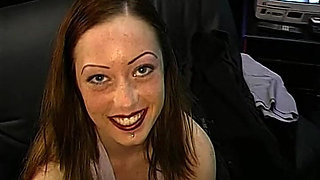Filthy Brunette in Chains Gangbang with Facial Cum Fest!