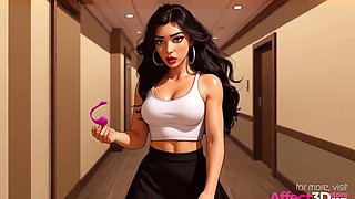 Camgirl Twerkroom, Ai Porn by lovielee