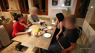 Omg! I Pulled Out His Cock in Restaurant in Public!