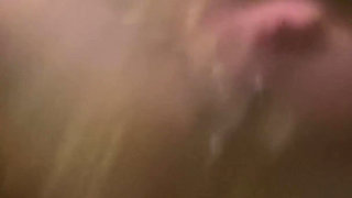 Sexy MILF Is Peeing in Sheer Tights