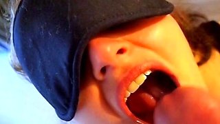 Amateur Mouthful of Cum