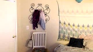 Glamour babe with big boobs masturbates in lingerie