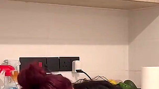 Insatiable Tattooed Step Stepsisters Play with Corn