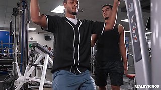 Damion Dayskis Lesbian Gym Ecstasy Triggers Horny Cumshot