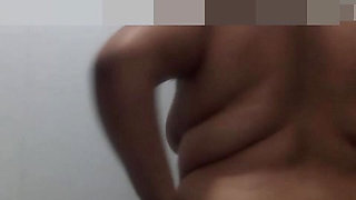 I undressed in the bathroom