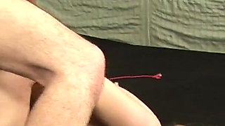Young Tatted Blonde German Babe Gets Restrained and Fucked by Thick Dick