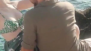 Real Couple - Ocean Waves Deep Oral, and Romantic Missionary