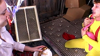Cute School Girl Got Naughty with Two Man