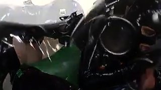 Perverser deutscher Latex-Anal