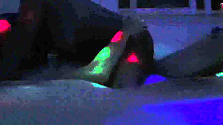 Romantic Couple Almost Break Bed and Camera in Sex Party