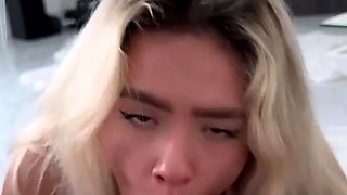 Lilbabymj Mouth Filled With Cum After Sloppy Blowjob