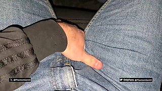 PhantomGentX  Horny German Daddy Crams Huge Precum Cock in Car to Cum