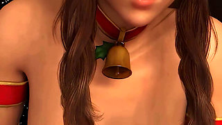 Aerith Xmas POV Cowgirl Ride - Final Fantasy 7 3D Animation
