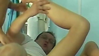 Doctor piss - young naive girl Electra Angels pissed thoroughly by Tim Wetman