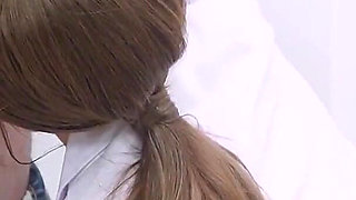 Slut Female Doctor Milking During Hard Sex with Patient