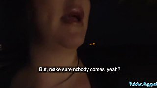 BBW bitch with big boobs is her first time in Czech republic sucking on his dick