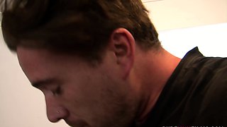 Curvy blonde gets nailed by Luke
