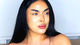 Beautiful Brunette Smoking Fetish Tease - Softcore Seduction