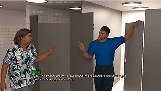 A Life Worth Living - Gameplay - Roleplay - Public Toilet Gloryhole Blowjob in Front of Husband