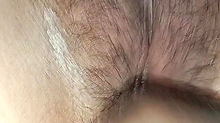 Brother Loosened His Pussy with His Finger in His Beloved Sister's Sexy Pussy at Night