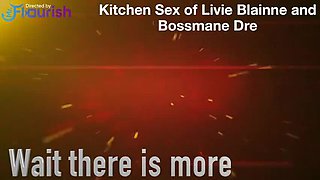 Big Ass MILF Livie Blainn Gets BBC Face Fuck From Bossman Dre In Kitchen At Night